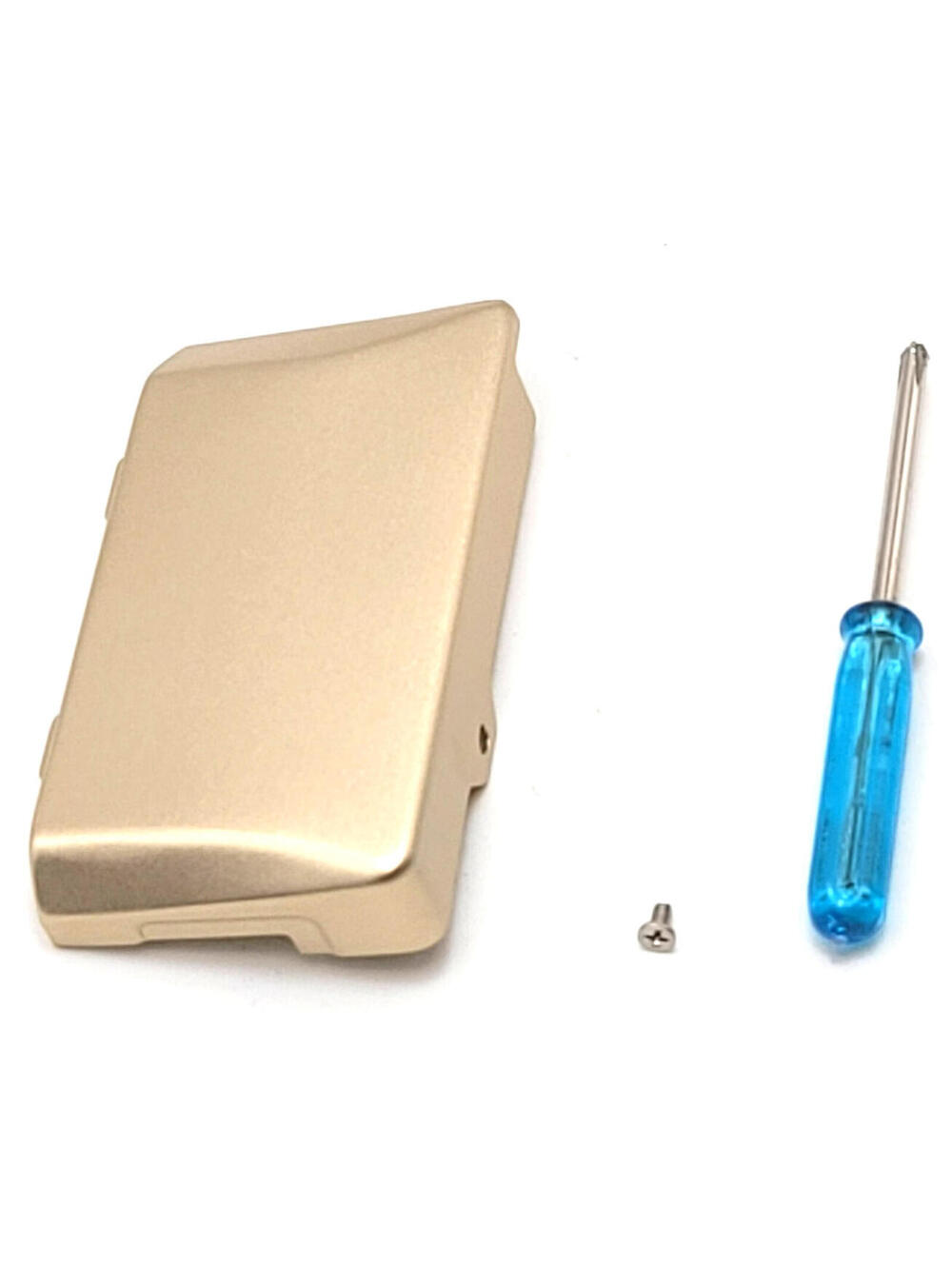 Battery Cover Replacement with Tool & Screw (Nintendo Gameboy Micro GBM) Gold